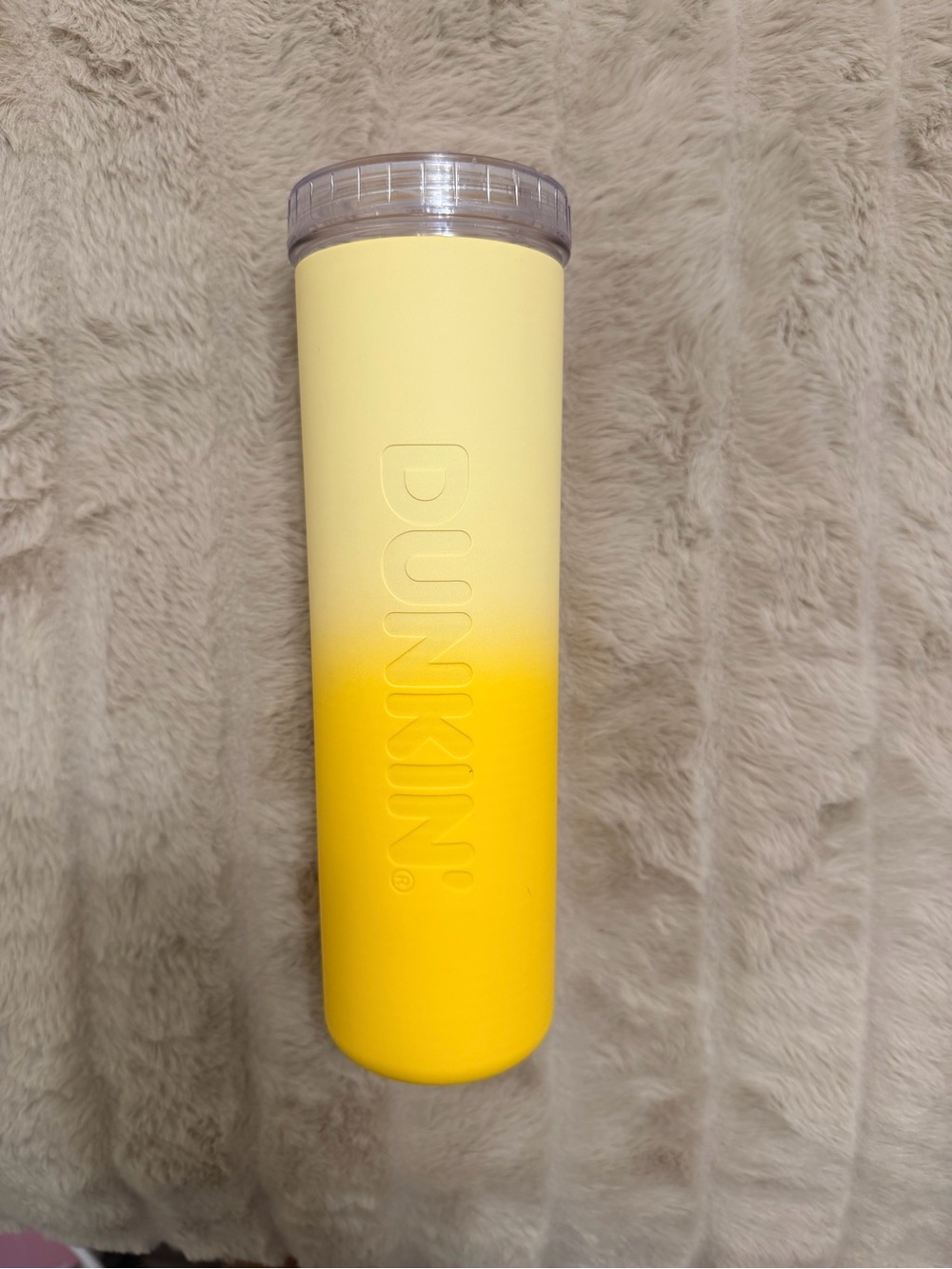 Dunkin' Yellow Ombre Insulated Tumbler